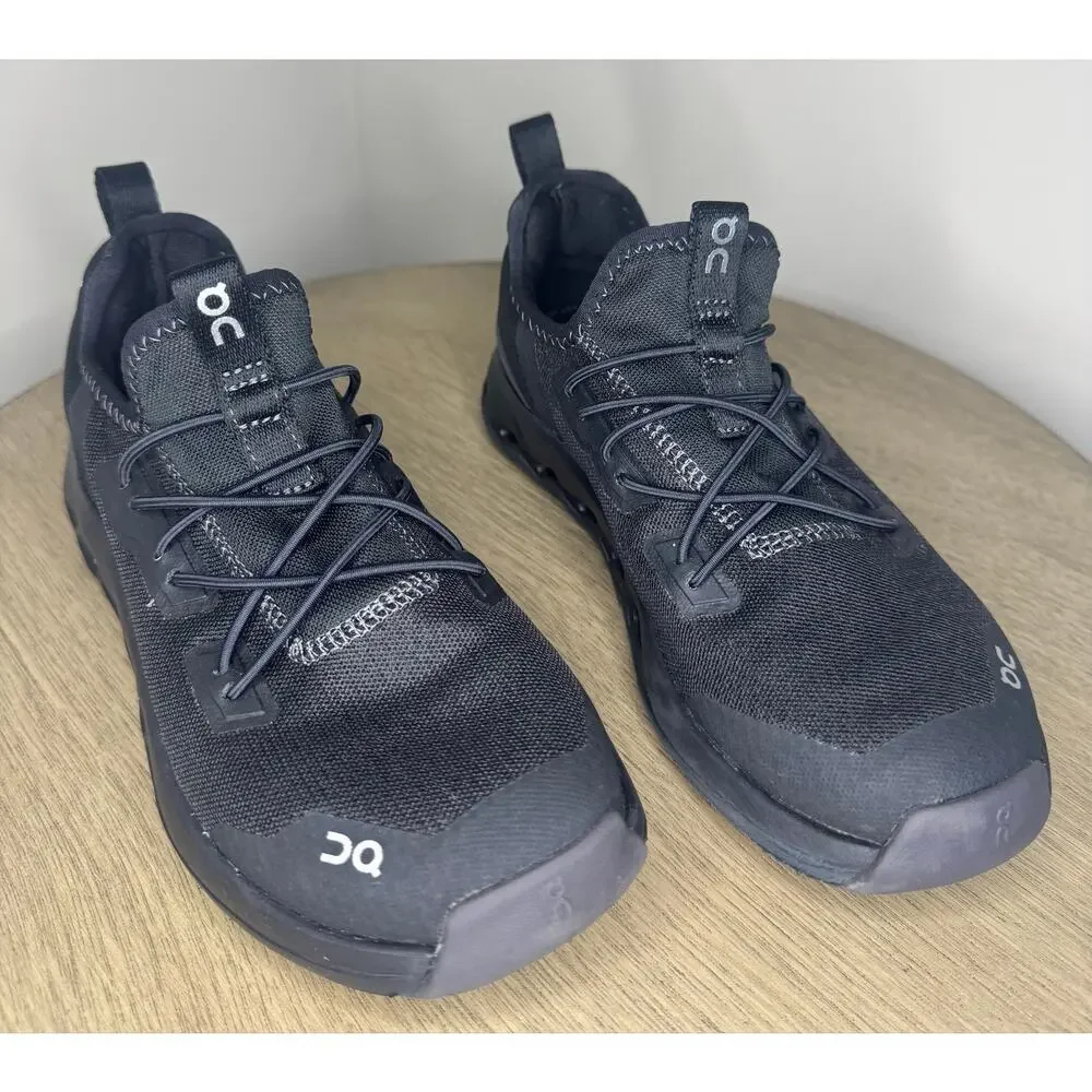 On Cloud Kids Clouldleap Black Sneakers sz 1